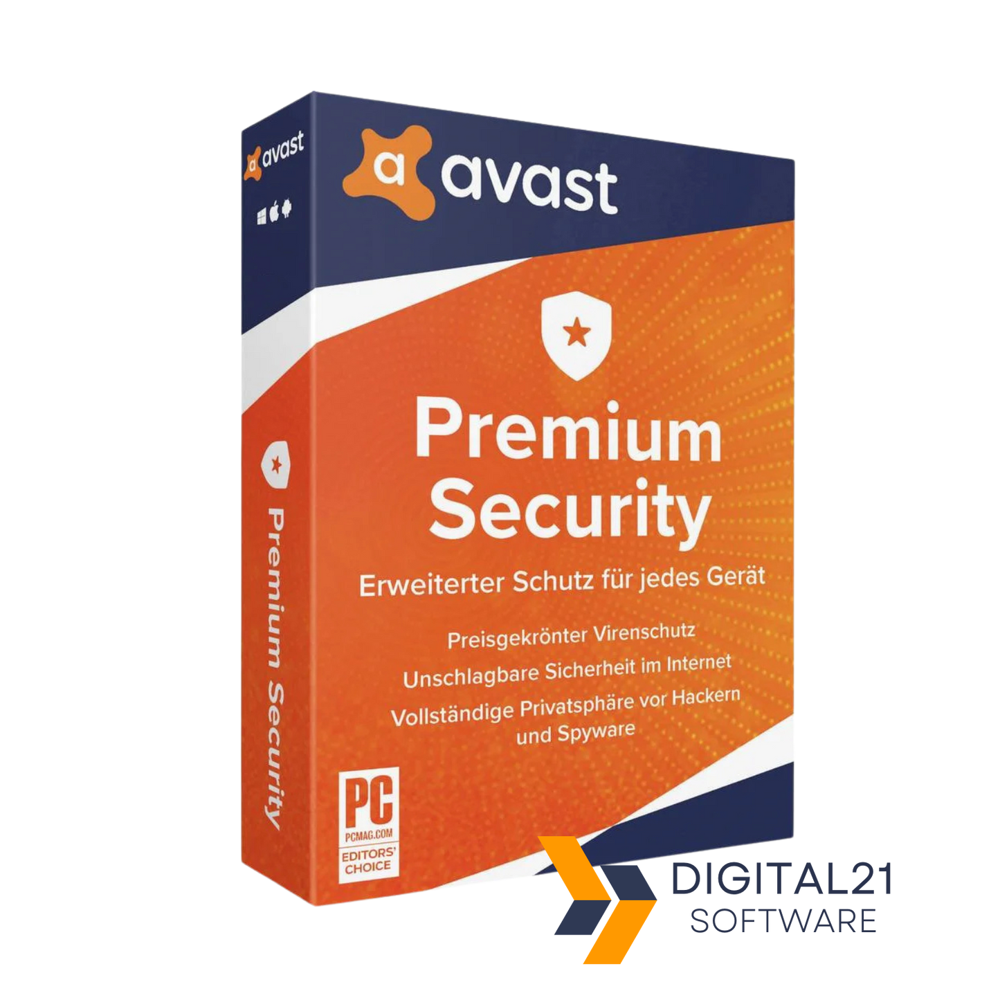 avast security anti viren programm windows premium virenschutz spyware hacker schutz 