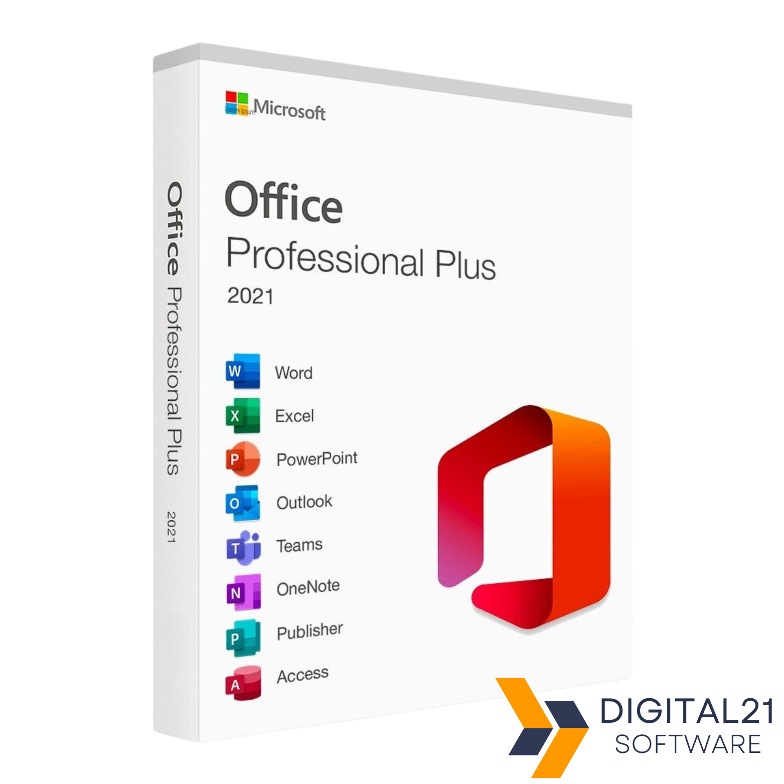 Microsoft Office Professional 2021 – moderne Office-Suite mit Word, Excel, PowerPoint und Outlook für effizientes, professionelles Arbeiten.